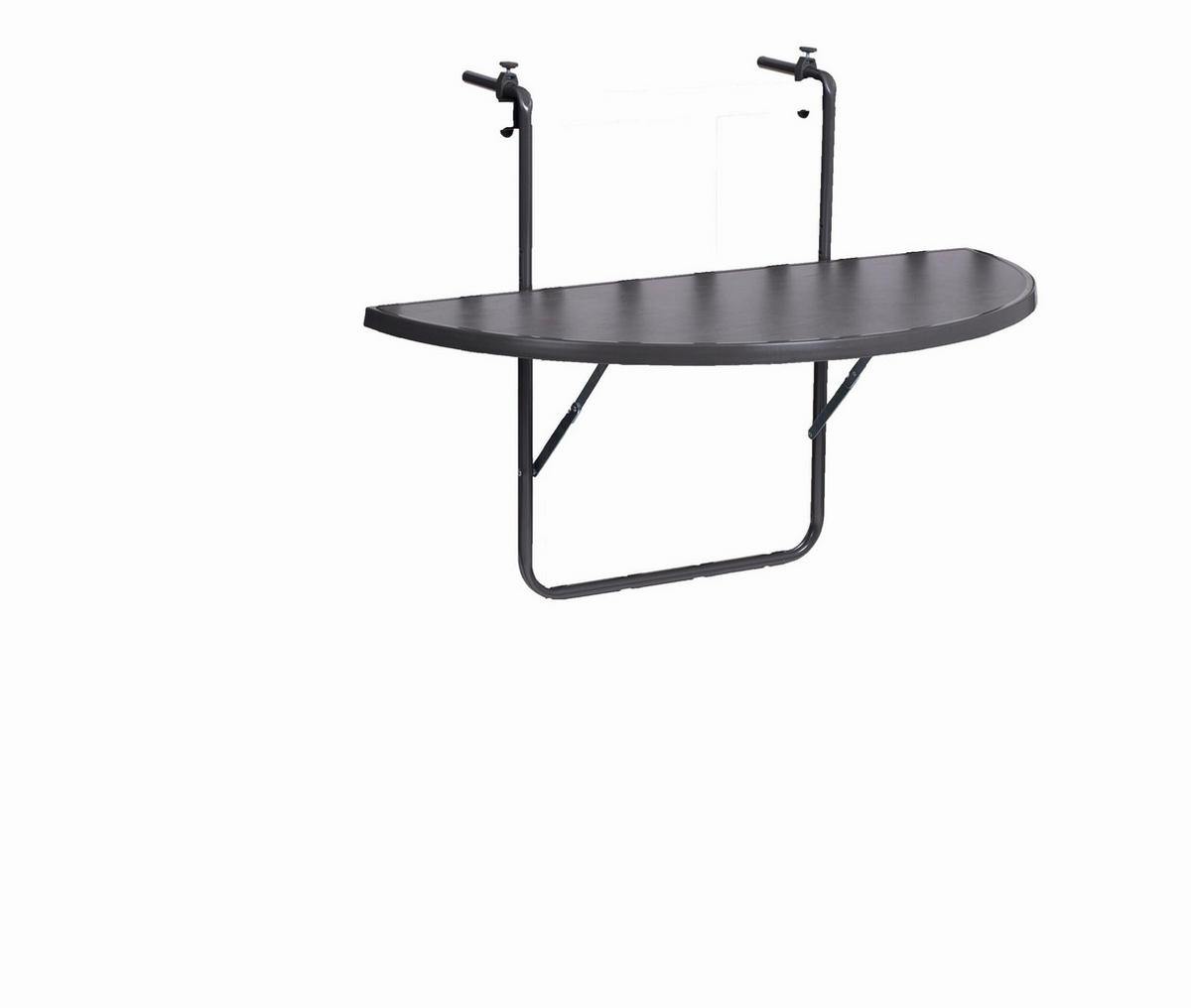 BALKONHÄNGETISCH Metall Anthrazit  - Anthrazit, Basics, Metall (100/50/8cm)