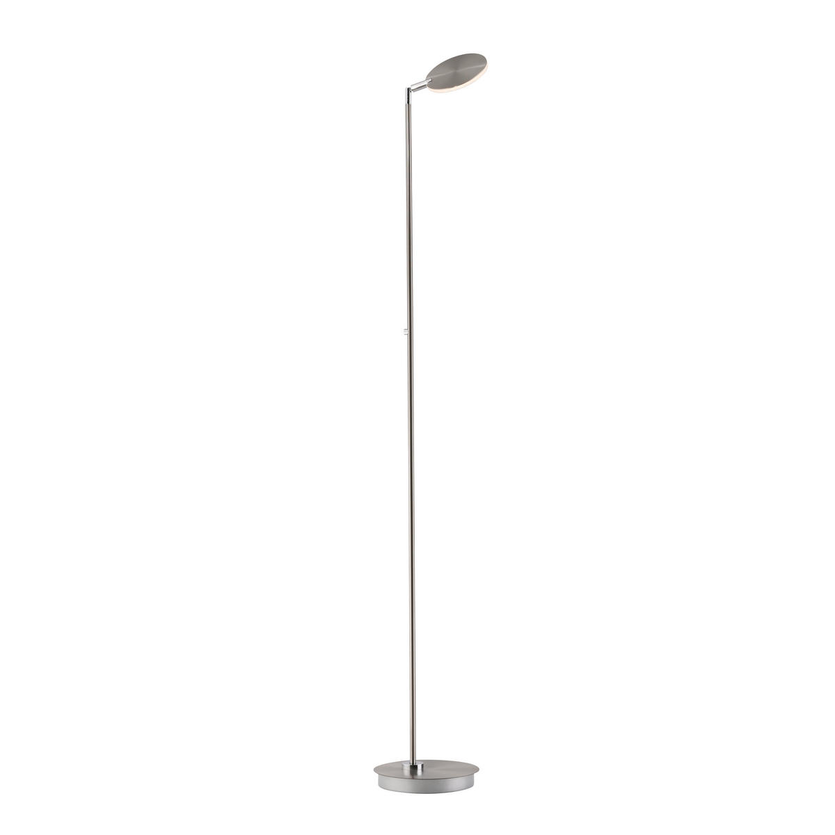 AKKU-STEHLEUCHTE Bente 42/42/160 cm  - Edelstahlfarben, Design, Kunststoff/Metall (42/42/160cm)