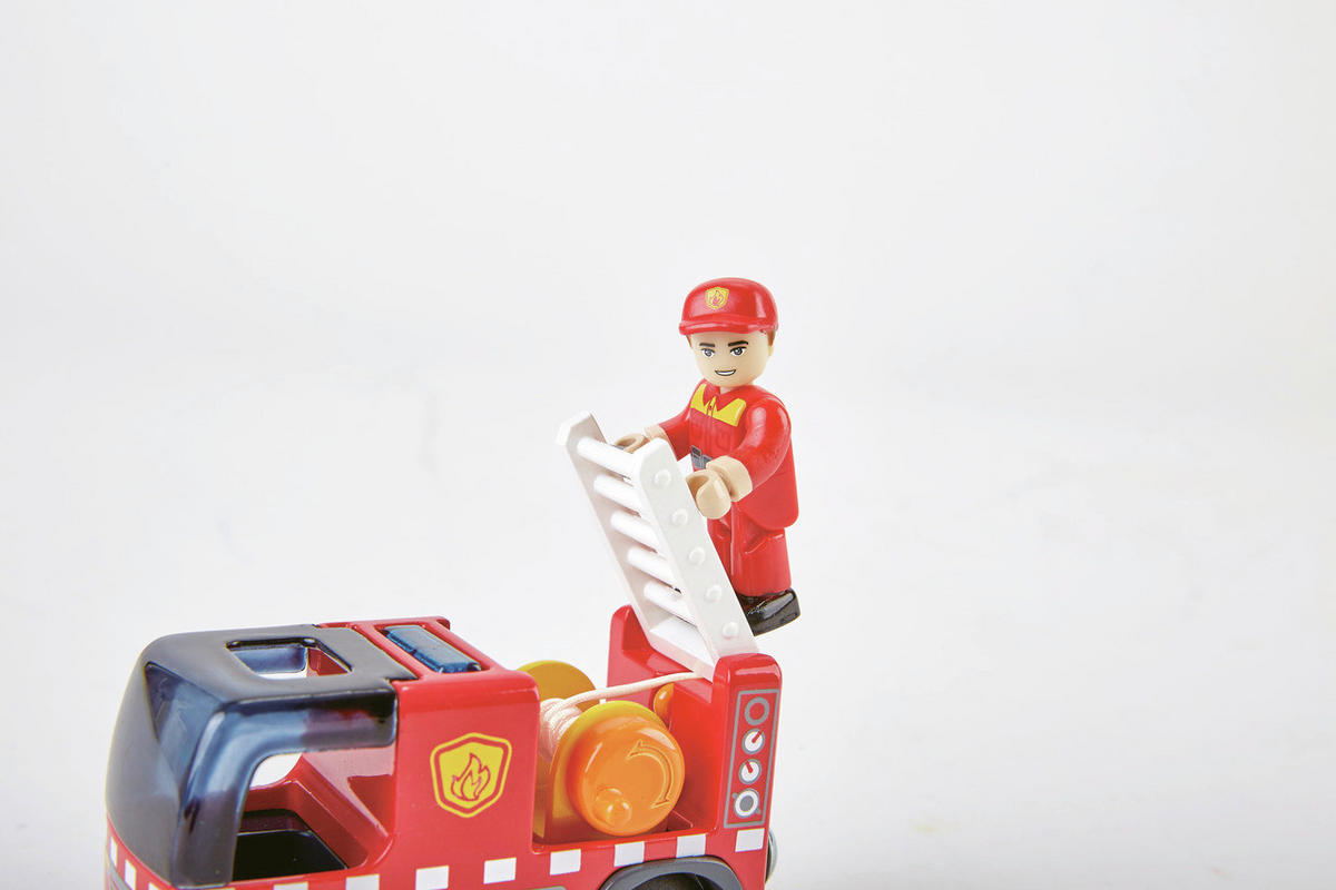 EISENBAHNZUBEHÖR  - Rot, Basics, Kunststoff/Metall (9,5/5,0/5,0cm) - Hape