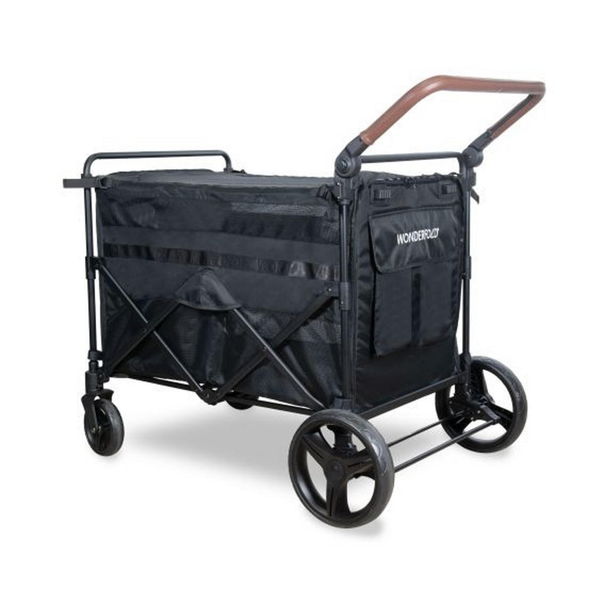 HUNDEBOLLERWAGEN  PXL Pet Heavy Duty Wagon   - Schwarz, Basics, Textil/Metall (117/72,50/107,50cm) - WONDERFOLD