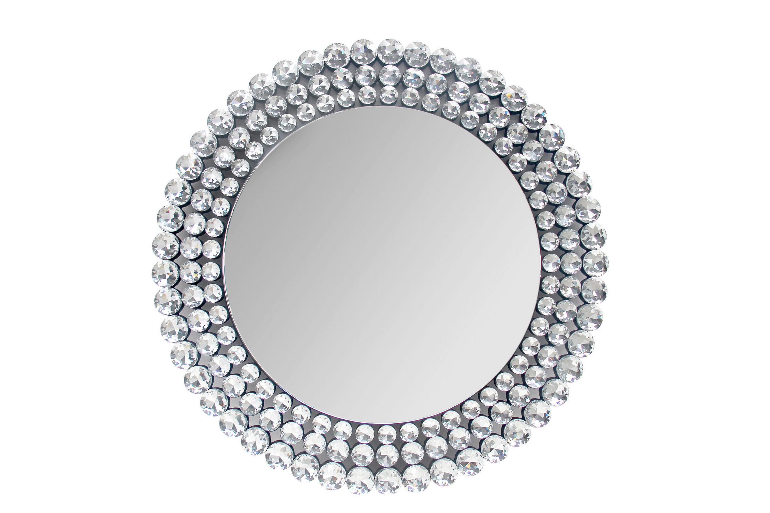 OGLEDALO, 100/100/3,5 cm steklo, leseni material  - Trendi, steklo/leseni material (100/100/3,5cm) - Xora