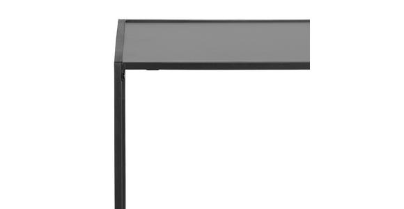 KONSOLENTISCH Schwarz  - Schwarz, Basics, Holzwerkstoff/Metall (99,4/32,4/79cm) - Xora