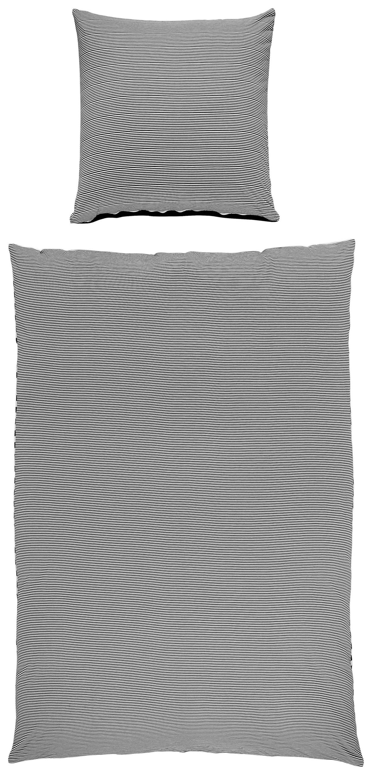 WENDEBETTWÄSCHE Jersey  - Anthrazit, KONVENTIONELL, Textil (200/200cm) - Bio:Vio