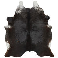 RINDERFELL 160/250 cm Schwarz  - Schwarz, Basics, Leder/Fell (160/250cm) - Linea Natura