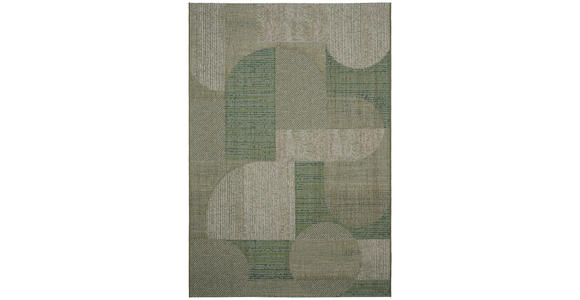 OUTDOORTEPPICH Woody Grün - Grün, Design, Textil (80cm) - Novel