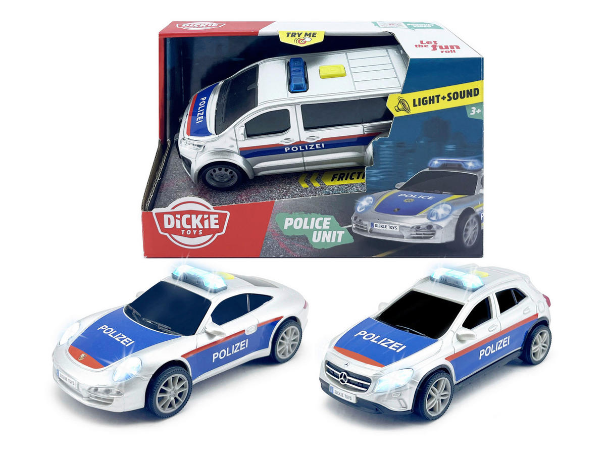 POLIZEIAUTO - Multicolor, Basics, Kunststoff (8,50/19/12,50cm) - Simba