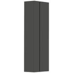 GARDEROBENSCHRANK Gardasee  in 60/179/33 cm  - Anthrazit, Design, Holzwerkstoff (60/179/33cm) - Moderano