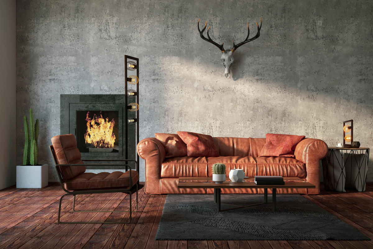 GOLVLAMPA Oblong  30/160/15 cm   - brun, Lifestyle, metall (30/160/15cm)