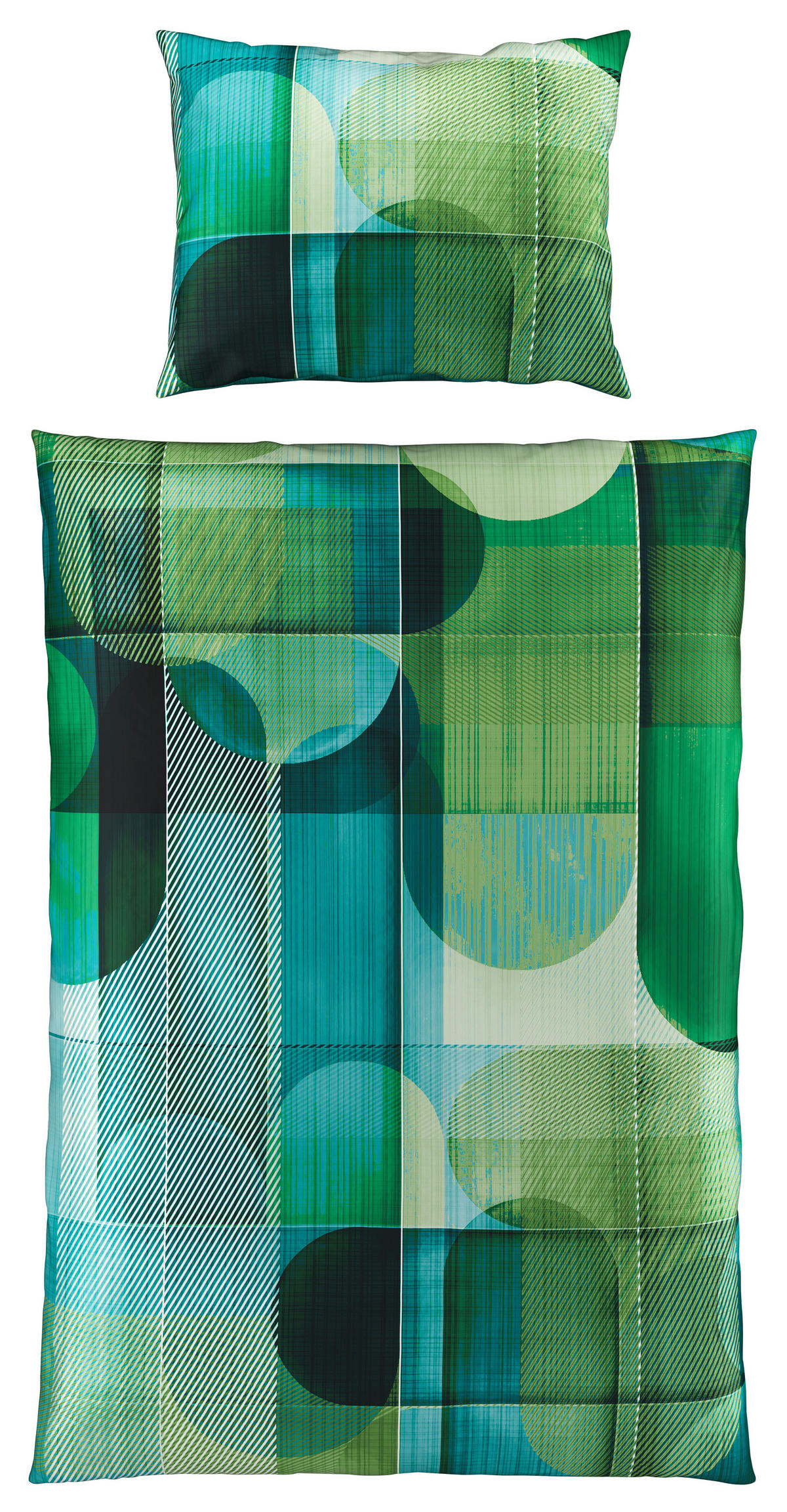 KÉTOLDALAS ÁGYNEMŰHUZAT 140/200 cm  - zöld, Design, textil (140/200cm) - Novel