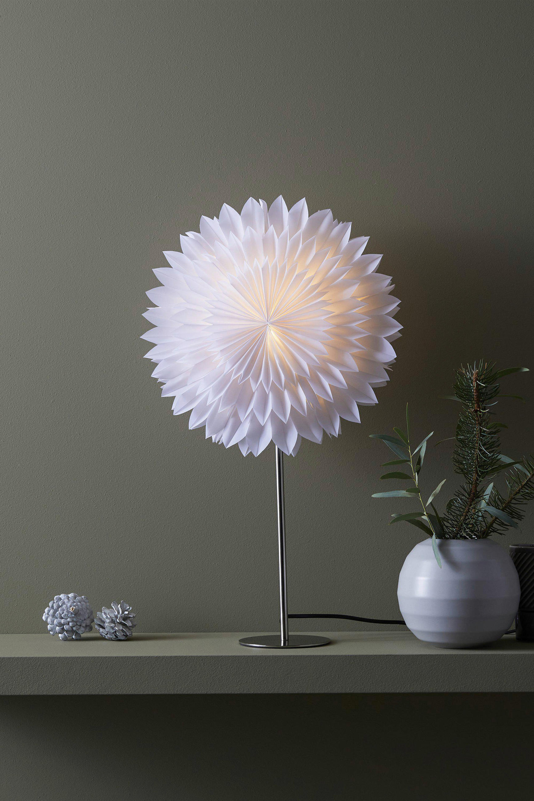 LED-DEKOLEUCHTE SOLINA 35/63/14 cm   - Weiß, Basics, Metall (35/63/14cm) - Markslöjd