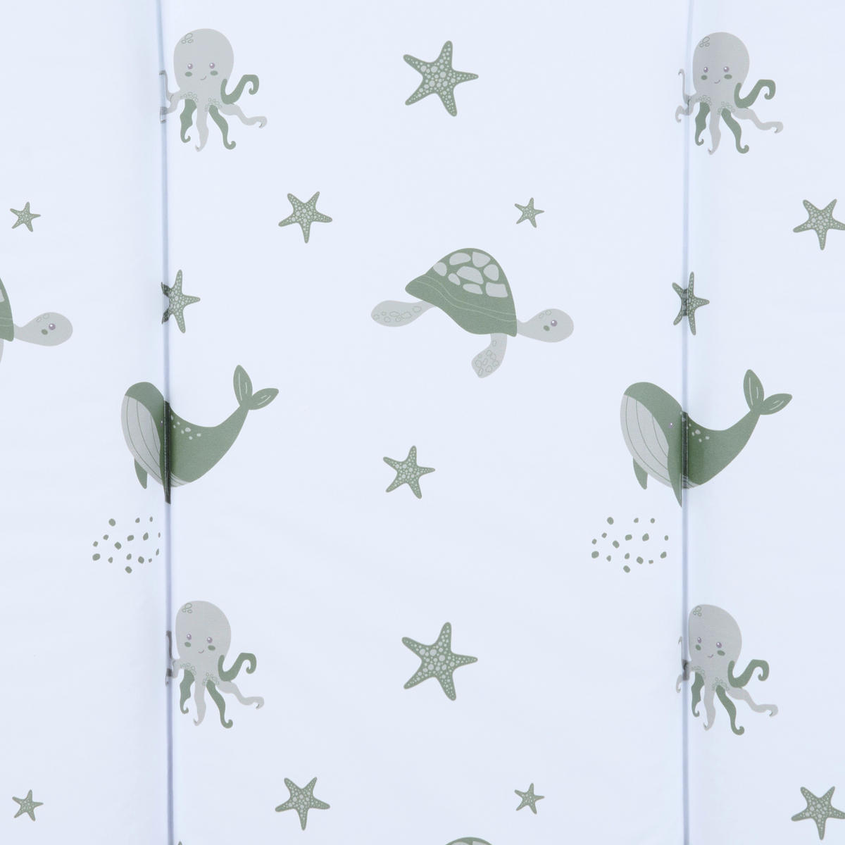 PREBAĽOVACIA PODLOŽKA, 50/70 cm - viacfarebná, Basics, plast (50/70cm) - My Baby Lou