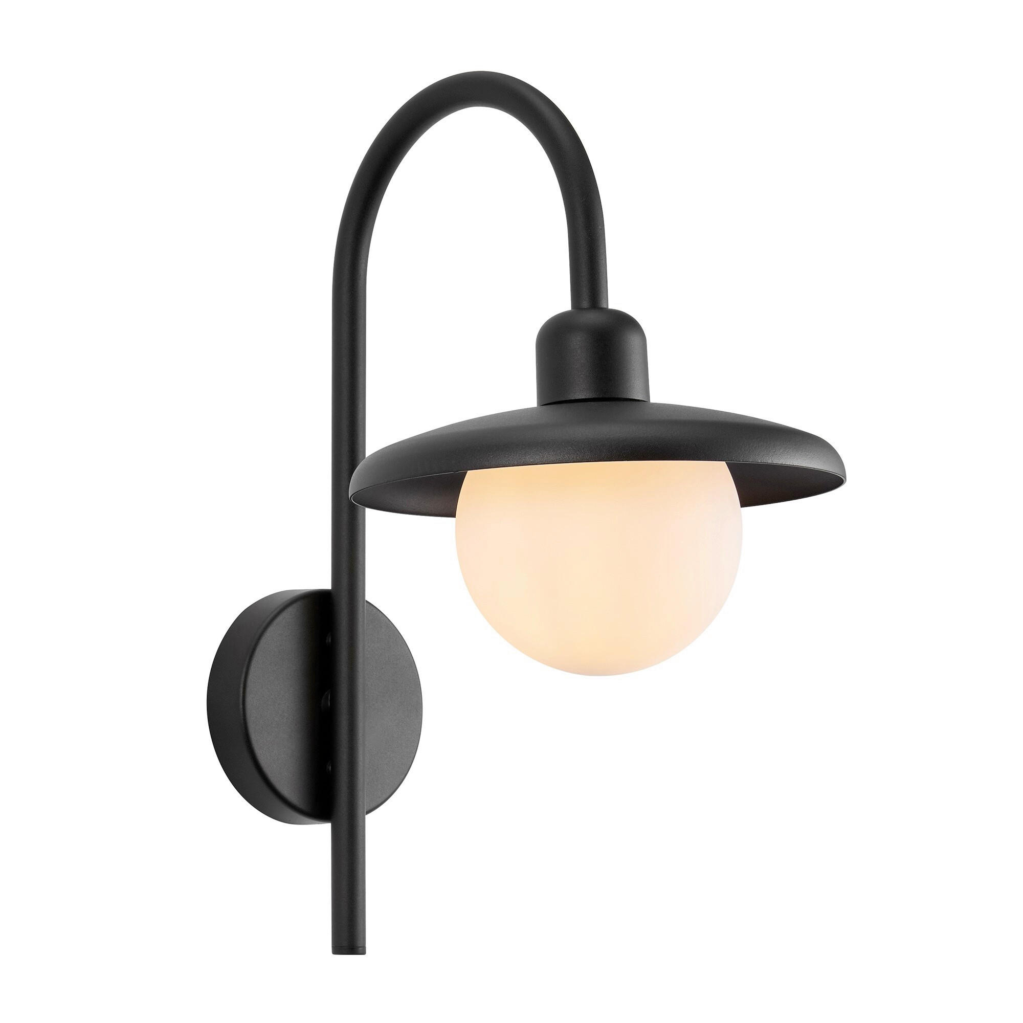 WANDLEUCHTE Berlo 39/30.8/21.2 cm  - Schwarz, Design, Metall (39/30.8/21.2cm) - Nordlux