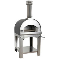 PIZZAOFEN - Edelstahlfarben, Design, Metall (80/140/86cm) - Nouvel