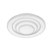 STROPNÉ LED SVIETIDLO, 30/6,5 cm  - biela, Basics, kov/plast (30/6,5cm) - Novel