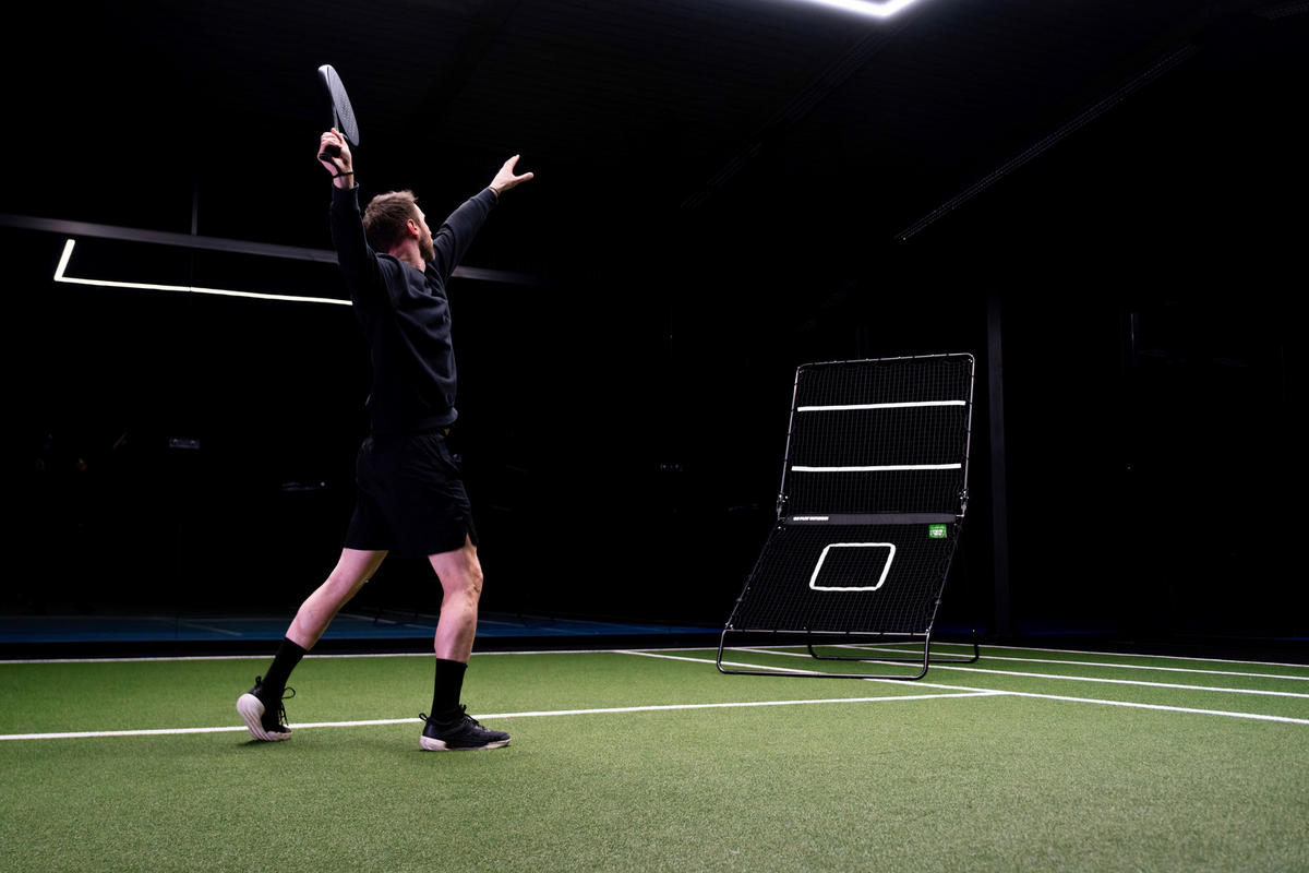 SMASH PADEL REBOUNDER - Schwarz, KONVENTIONELL, Metall (202/124/164cm) - EXIT Toys