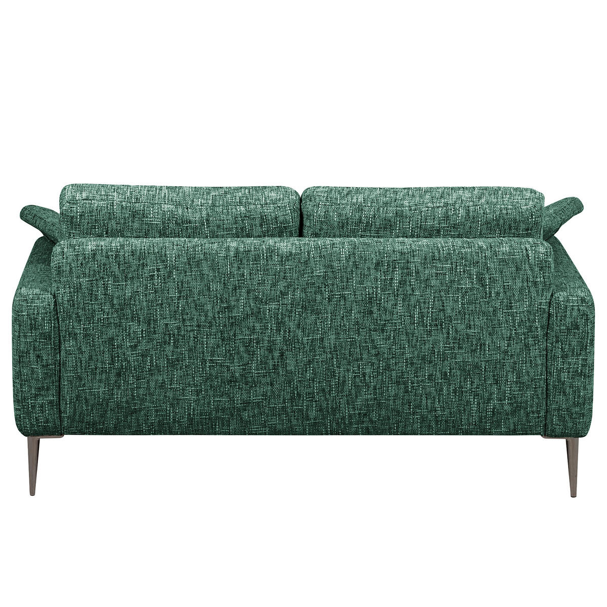 2-SITZER-SOFA Webstoff Blau, Gelb, Rot, Weiss  - Blau/Weiss, Design, Textil/Metall (157/85/92cm) - Livetastic