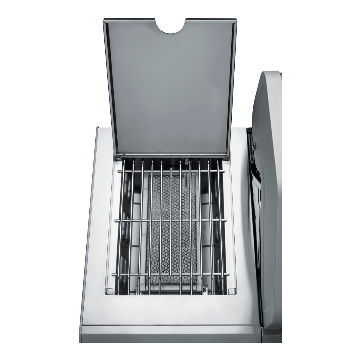 GASGRILL Edelstahlfarben BBQ  - Edelstahlfarben, Basics, Metall (80/87/62.5cm) - CHEF CUISINE