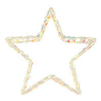 OKRASNA LED-SVETILKA  STARA /32 lm/3180 K// - bela/prozorno, Basics, kovina/umetna masa (37/7/39cm) - Globo