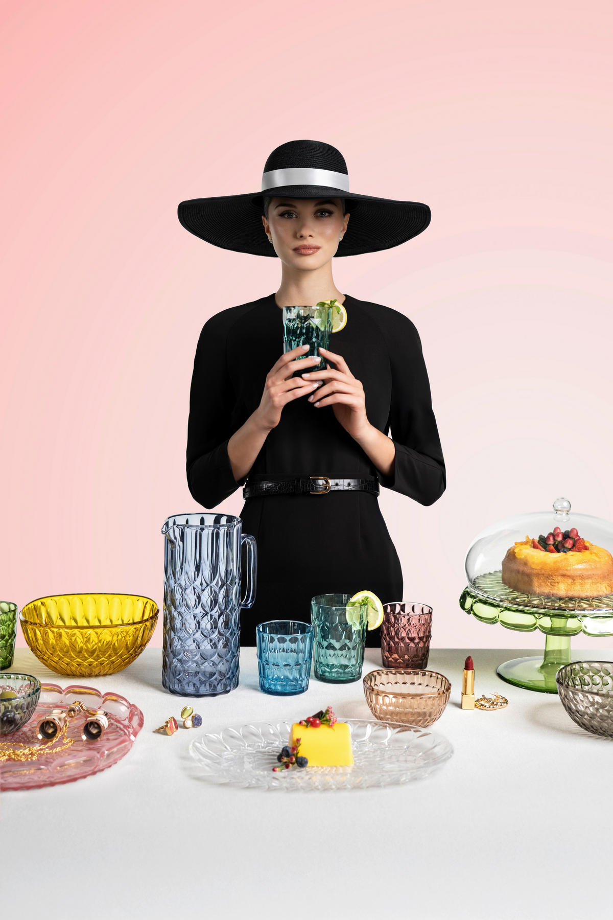 SET ČAŠA    Vanity  - višebojno, Basics, plastika (480ml) - GUZZINI