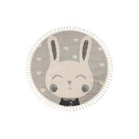 KINDERTEPPICH 133 cm My Fano Hase  - Multicolor, Design, Textil (133cm) - Obsession