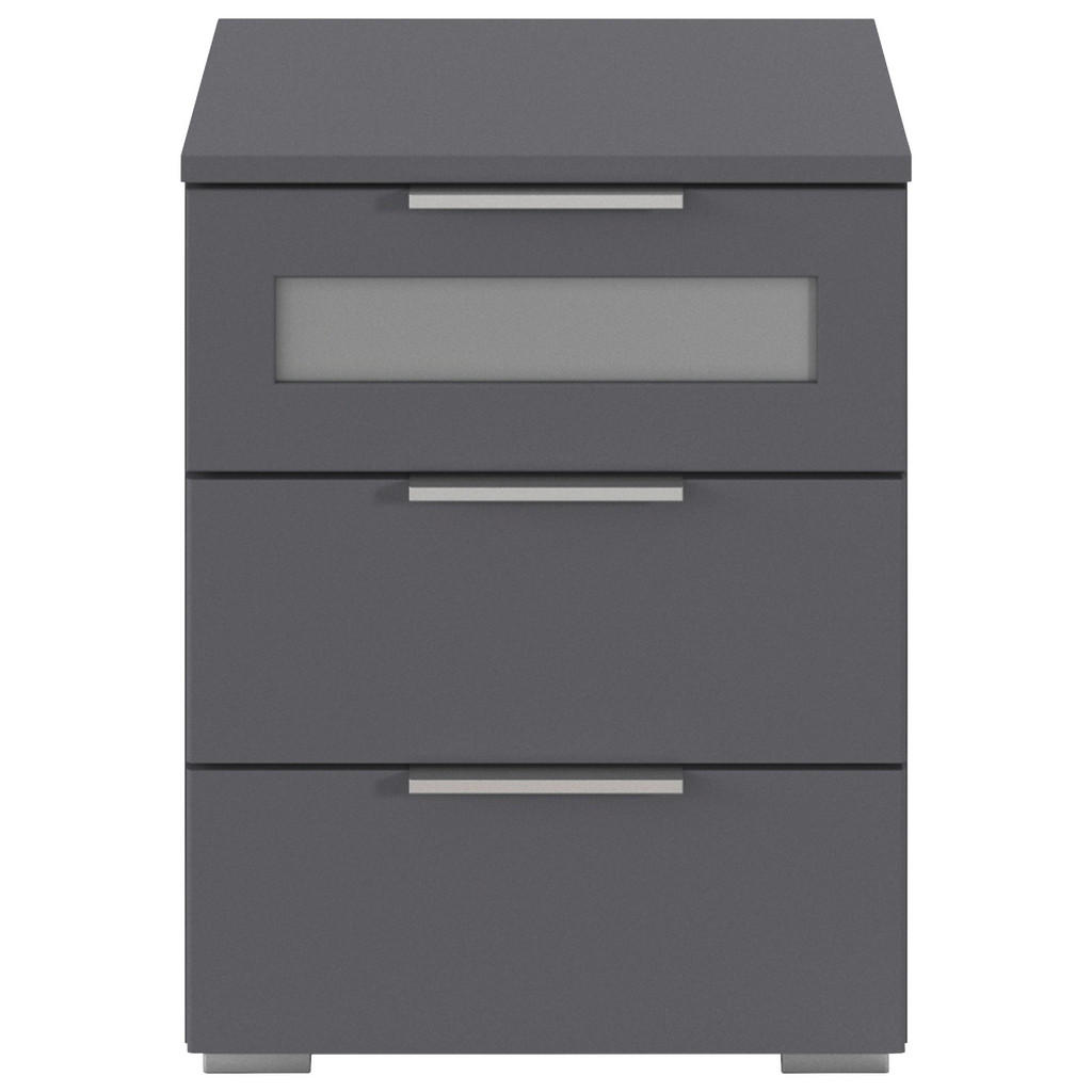 Nachtkästchen Mars 3l-Gr Grau B: 50 cm