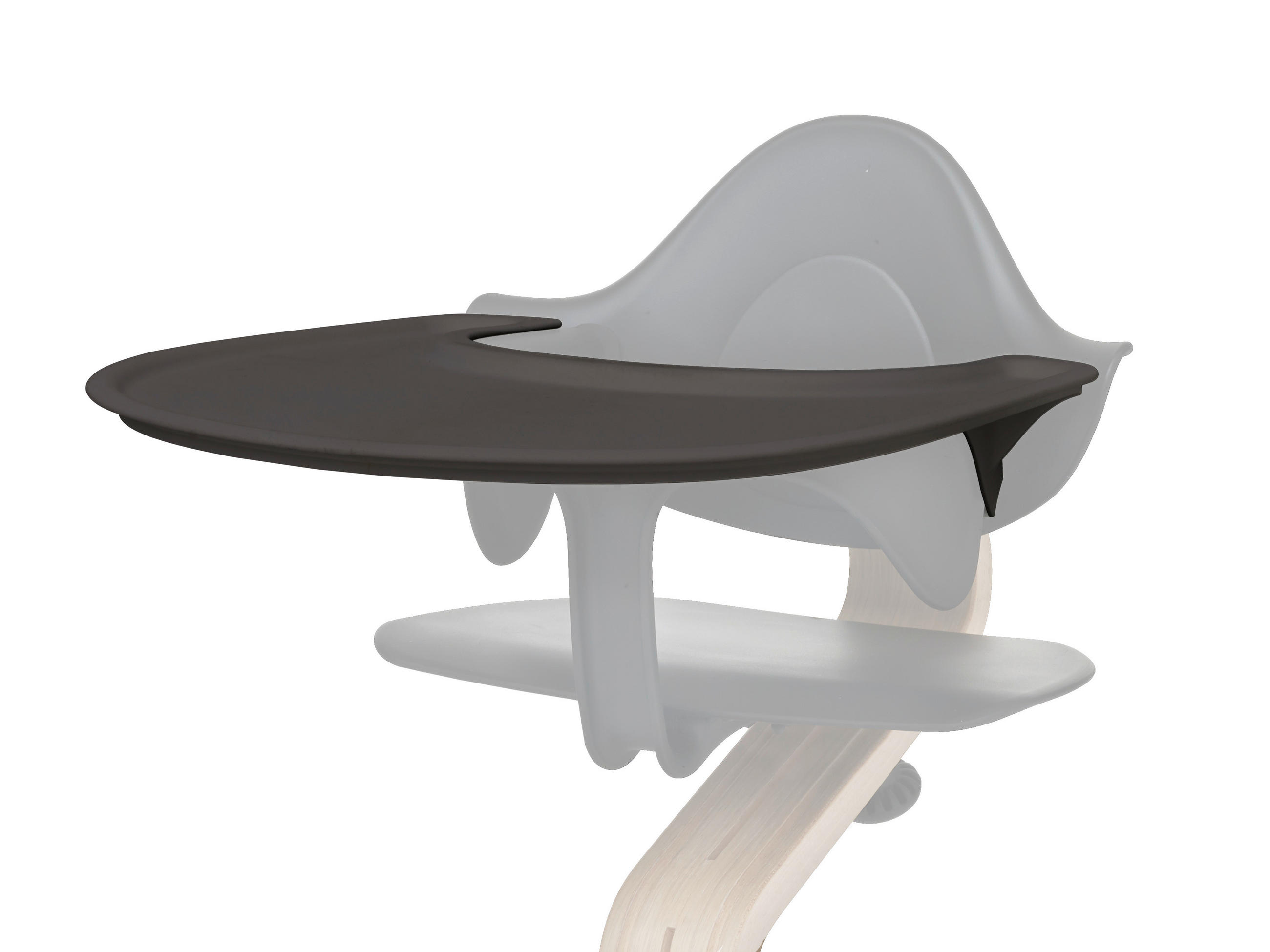 STOKKE NOMI ESS-SPIELBRETT NOMI TRAY  - Anthrazit, Trend, Kunststoff (44,3/44,3cm) - Stokke