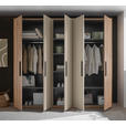 DREHTÜRENSCHRANK  in Eichefarben, Kaschmir  - Kaschmir/Eichefarben, Design, Holzwerkstoff/Metall (250,8/227,7/60cm) - Xora