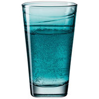 SKLENIČKA NA LONGDRINK - tyrkysová, Konvenční, sklo (280ml) - Leonardo