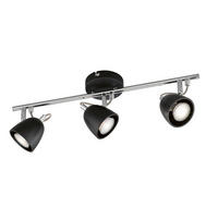 STROPNA SVETILKA   - barve kroma/črna, Basics, kovina (10/50cm)