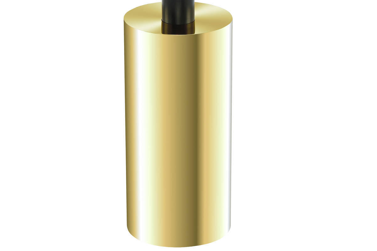 BEISTELLTISCH Klar, Goldfarben  - Klar/Goldfarben, Basics, Glas/Metall (46/50/46cm) - Kayoom