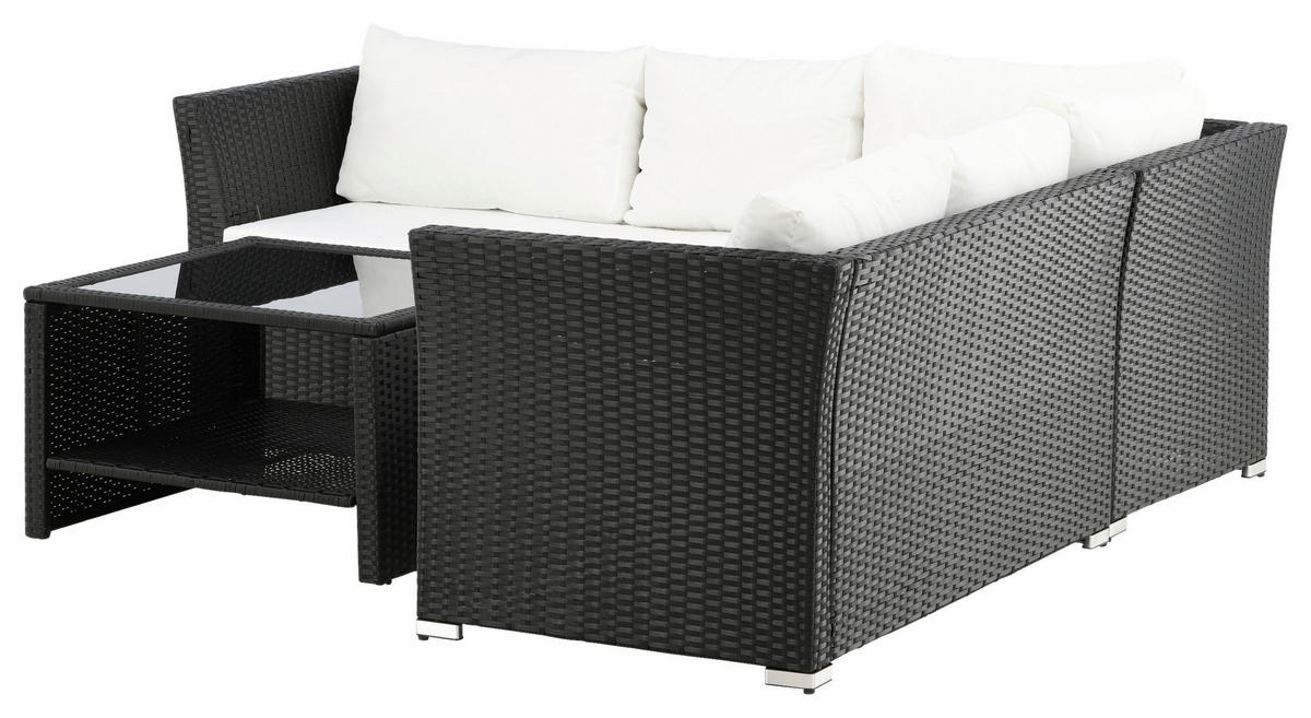 LOUNGEGRUPP  - svart, Klassisk, plast - Gardenson