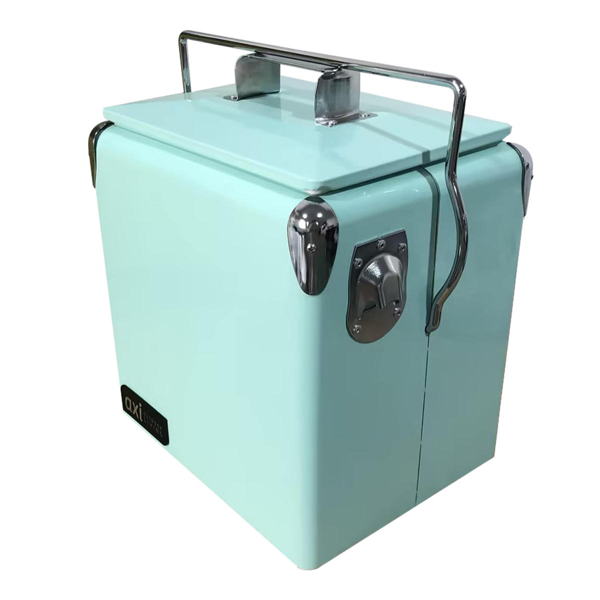 KÜHLBOX Mintgrün 13 L  - Mintgrün, KONVENTIONELL, Kunststoff/Metall (23,5/36/34cm) - Ambia Garden
