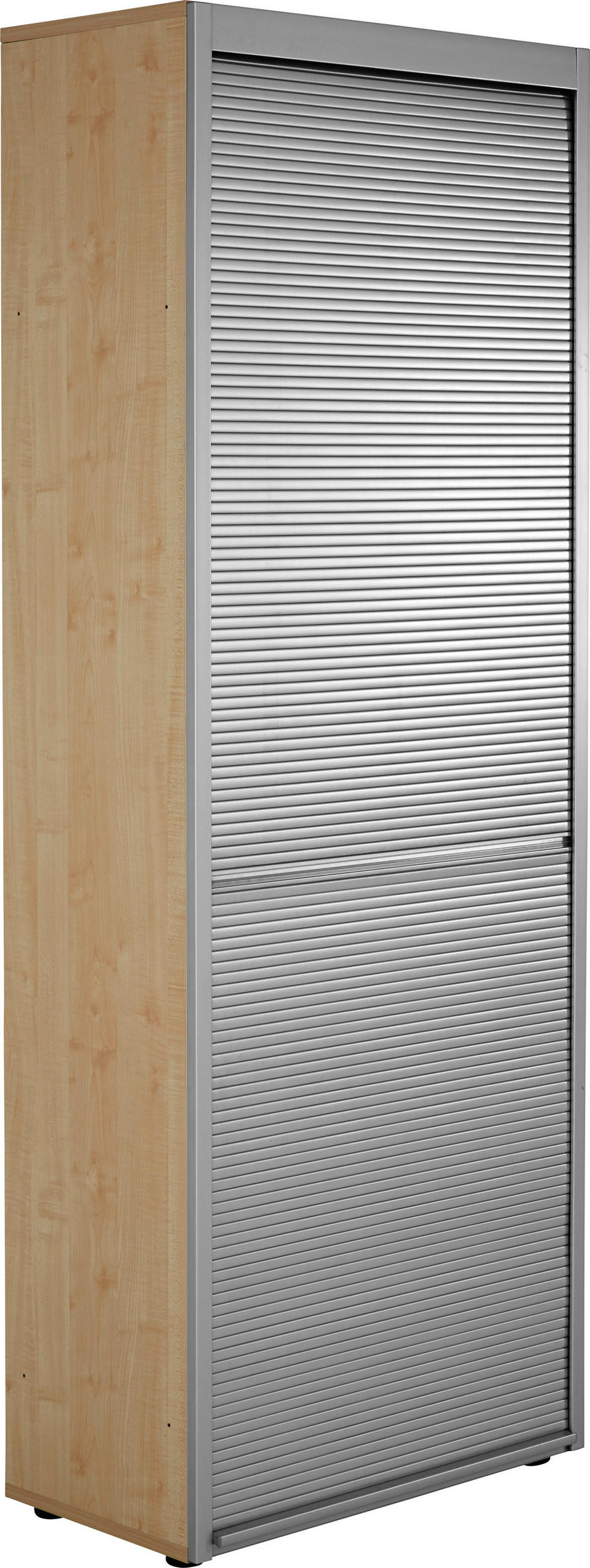 AKTENSCHRANK Ahornfarben, Alufarben - Ahornfarben/Alufarben, KONVENTIONELL, Holzwerkstoff/Kunststoff (80/215,6/42cm) - Venda