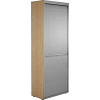 AKTENSCHRANK 80/215,6/42 cm  - Ahornfarben/Alufarben, KONVENTIONELL, Holzwerkstoff/Kunststoff (80/215,6/42cm) - Venda