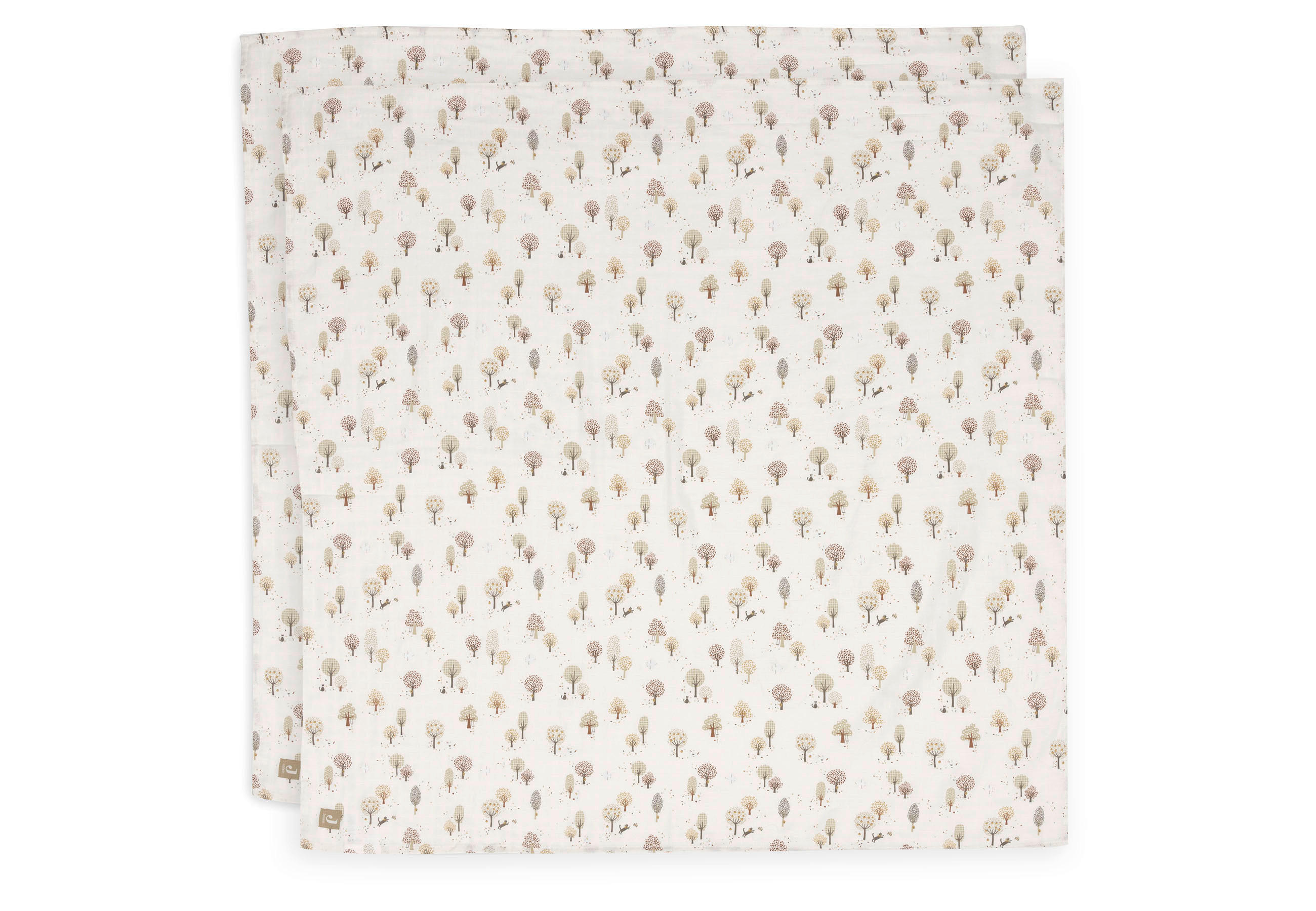 SET BOMBAŽNIH PLENIC  Tiny Park   - večbarvno, Basics, tekstil (115/115/1cm) - JOLLEIN