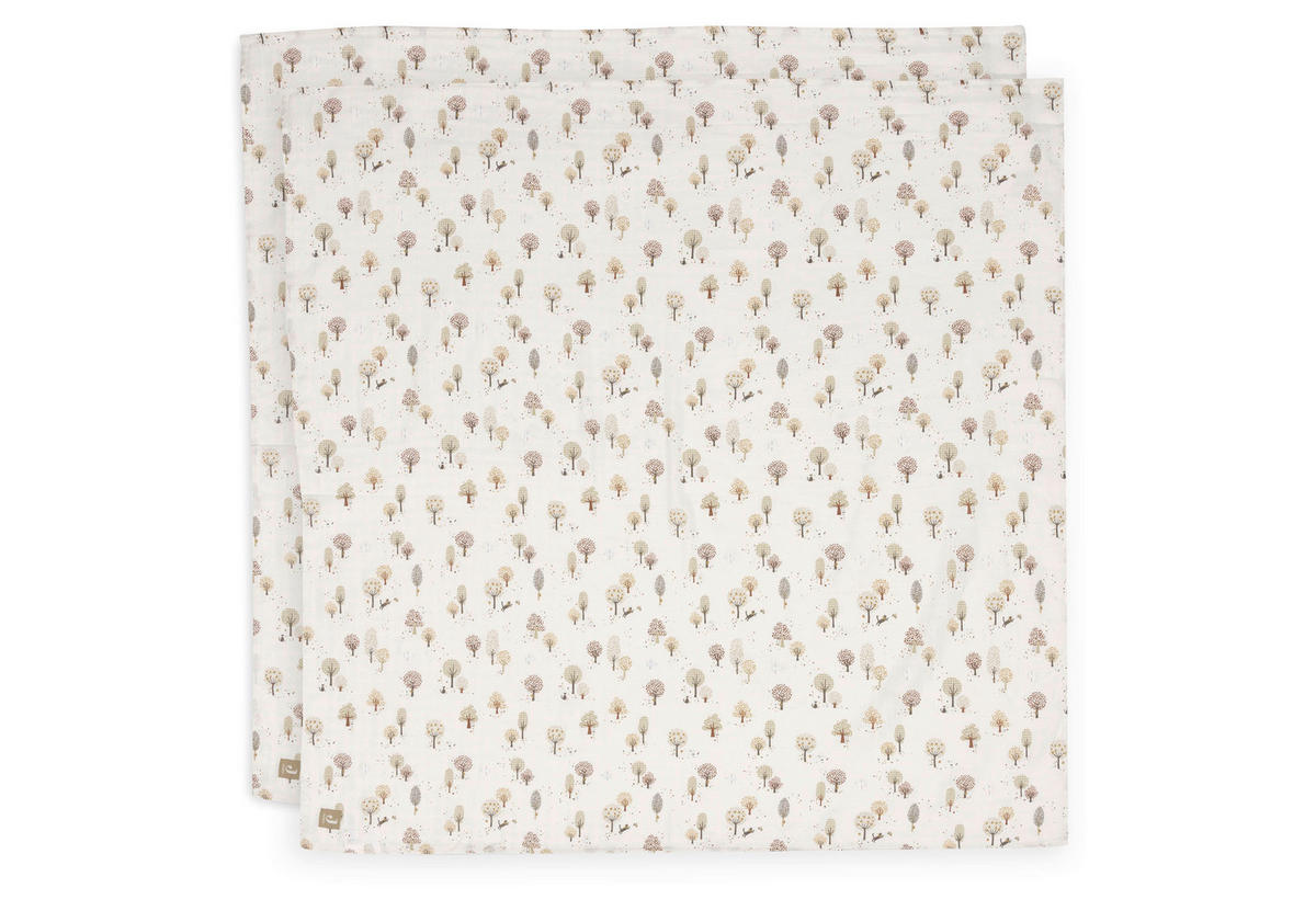 SET BOMBAŽNIH PLENIC  Tiny Park   - večbarvno, Basics, tekstil (115/115/1cm) - JOLLEIN