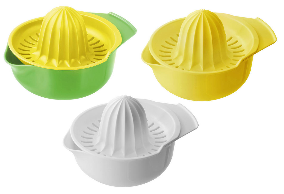 LIS NA CITRÓN - žltá/biela, Basics, plast (12cm) - Fackelmann