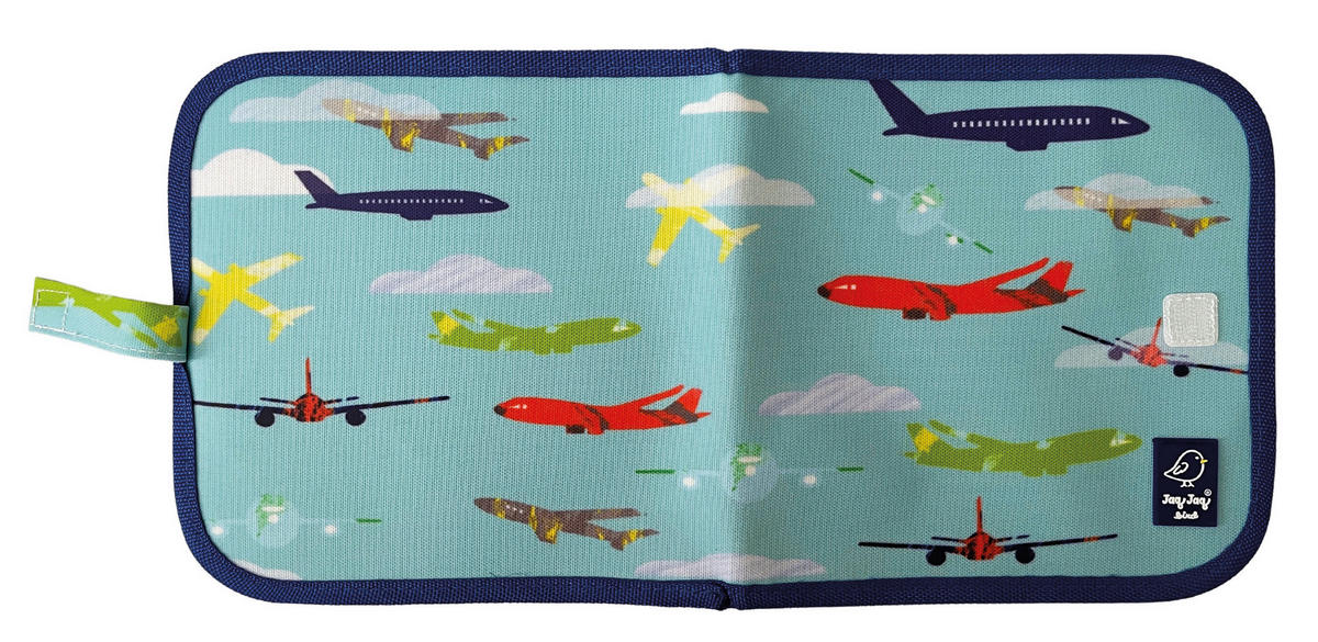 KREIDEMALBUCH-SET FLUGZEUGE - Hellblau, Trend (21/2/21cm)