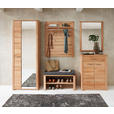GARDEROBE 5-teilig  in 268/201/40 cm  - Buchefarben, Natur, Glas/Holzwerkstoff (268/201/40cm) - Linea Natura