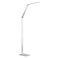 LED-GOLVLAMPA Geri 36/17/133 cm    - aluminiumfärg, Design, metall/plast (36/17/133cm) - Fischer & Honsel