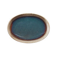 TANJUR   36/26/2.5 cm          Bloom   - plava/crna, Basics, keramika (36/26/2.5cm) - Tognana