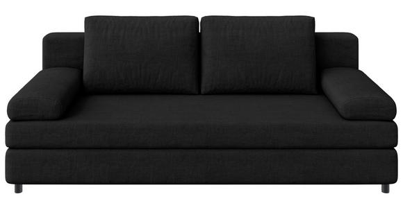 SCHLAFSOFA  mit Stoffauswahl, Rücken echt Jacquard Anthrazit  - Anthrazit/Schwarz, Design, Kunststoff/Textil (200/88/87cm) - Xora