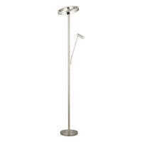LED-DECKENFLUTER 28/180 cm    - Silberfarben/Weiß, Design, Kunststoff/Metall (28/180cm) - Novel