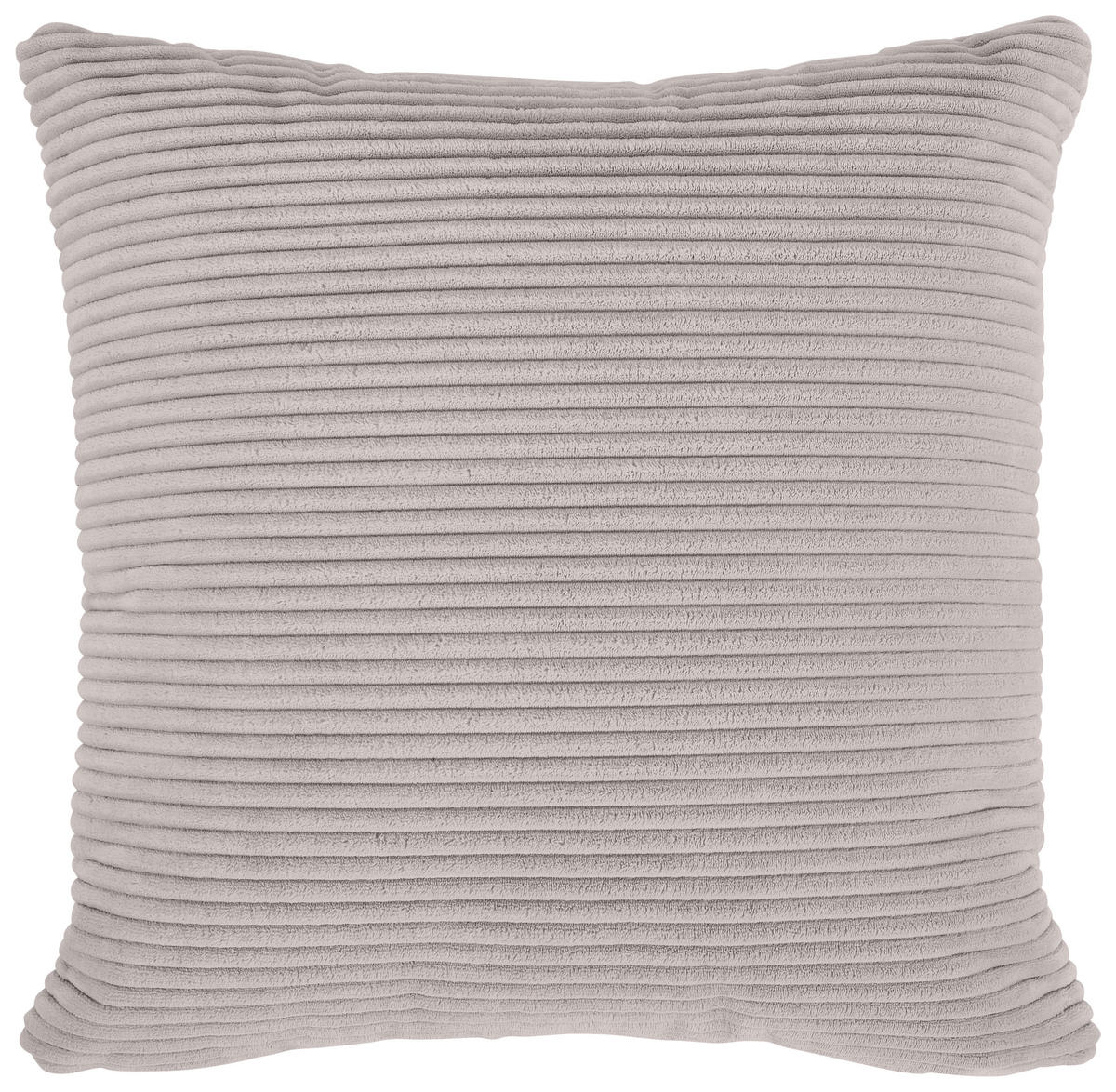ECKSOFA in Cord Taupe  - Taupe/Schwarz, Design, Kunststoff/Textil (196/303cm) - Livetastic