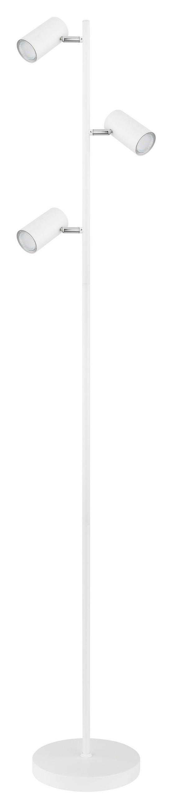 GOLVLAMPA 25/23/154 cm    - vit, Design, metall (25/23/154cm) - Globo