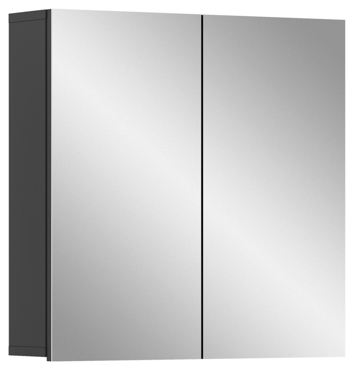 ZRCADLOVÁ SKŘÍŇKA, 60/60/15 cm - Moderní, kompozitní dřevo/sklo (60/60/15cm) - MID.YOU