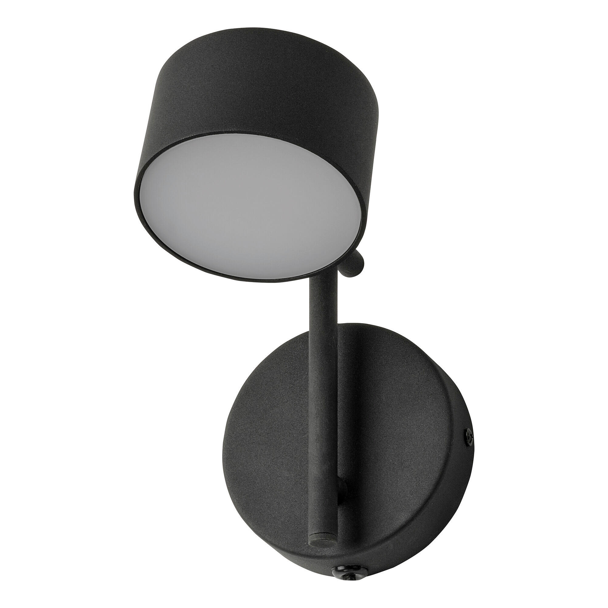 LED-WANDLEUCHTE 11/19/19,5 cm   - Schwarz, Basics, Kunststoff/Metall (11/19/19,5cm) - Osram