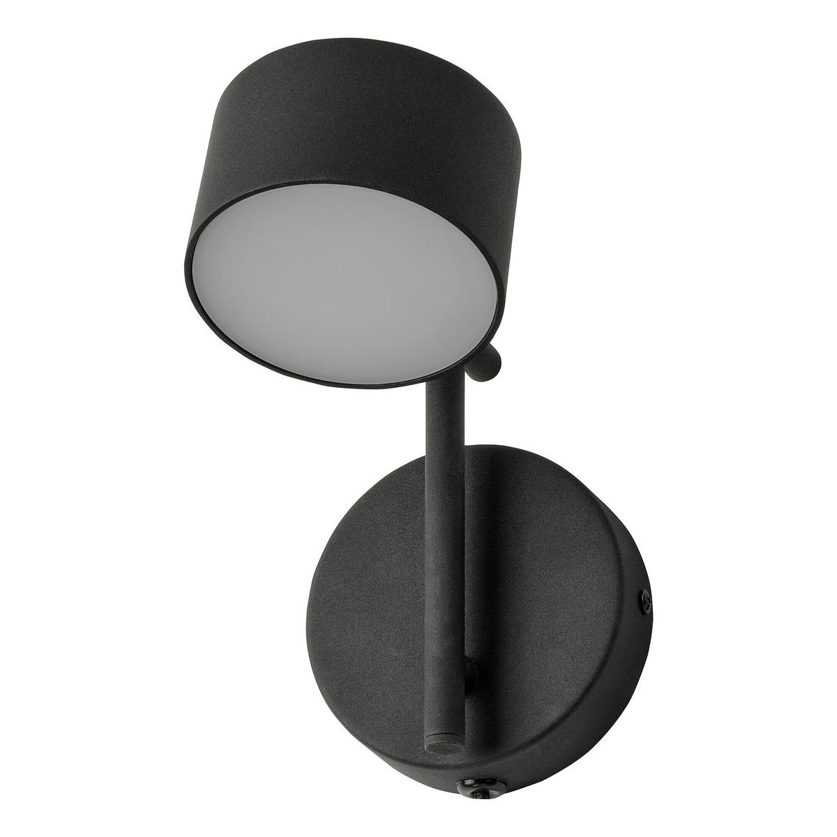 LED-WANDLEUCHTE 11/19/19,5 cm   - Schwarz, Basics, Kunststoff/Metall (11/19/19,5cm) - Osram