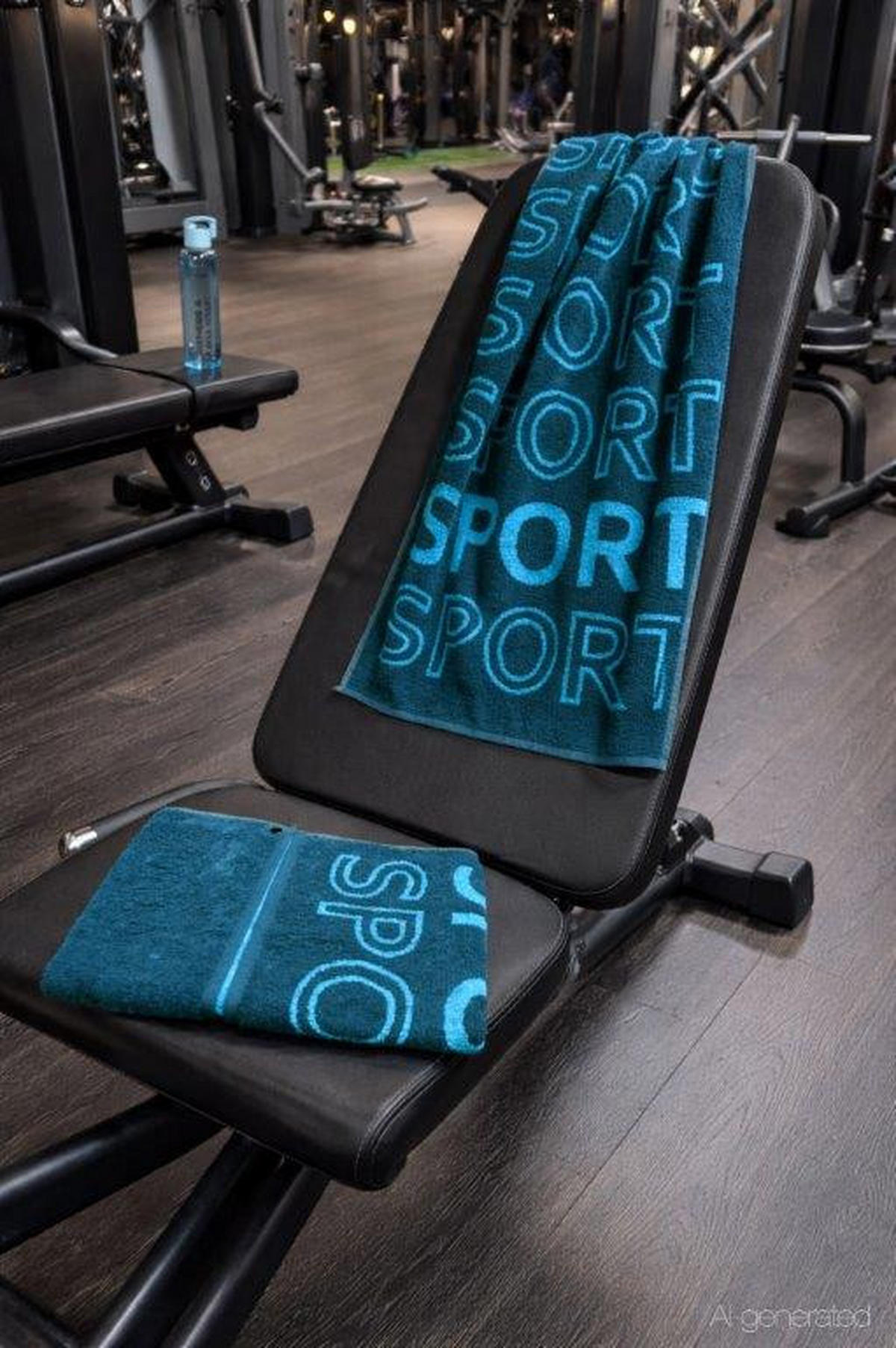 RUČNIK ZA TUŠIRANJE 130/50 cm  siva, crvena   Fitnesstuch  - siva/crvena, Konvencionalno, tekstil (130/50cm) - Cawoe