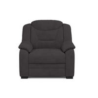 SESSEL Mikrofaser Anthrazit    - Anthrazit/Schwarz, Basics, Kunststoff/Textil (97/99/99cm) - MID.YOU